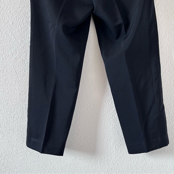 BANANA REPUBLIC Women 100% Wool Ankle Dress Pants 6 Black Ryan Fit Work Wear - Picture 6 of 9